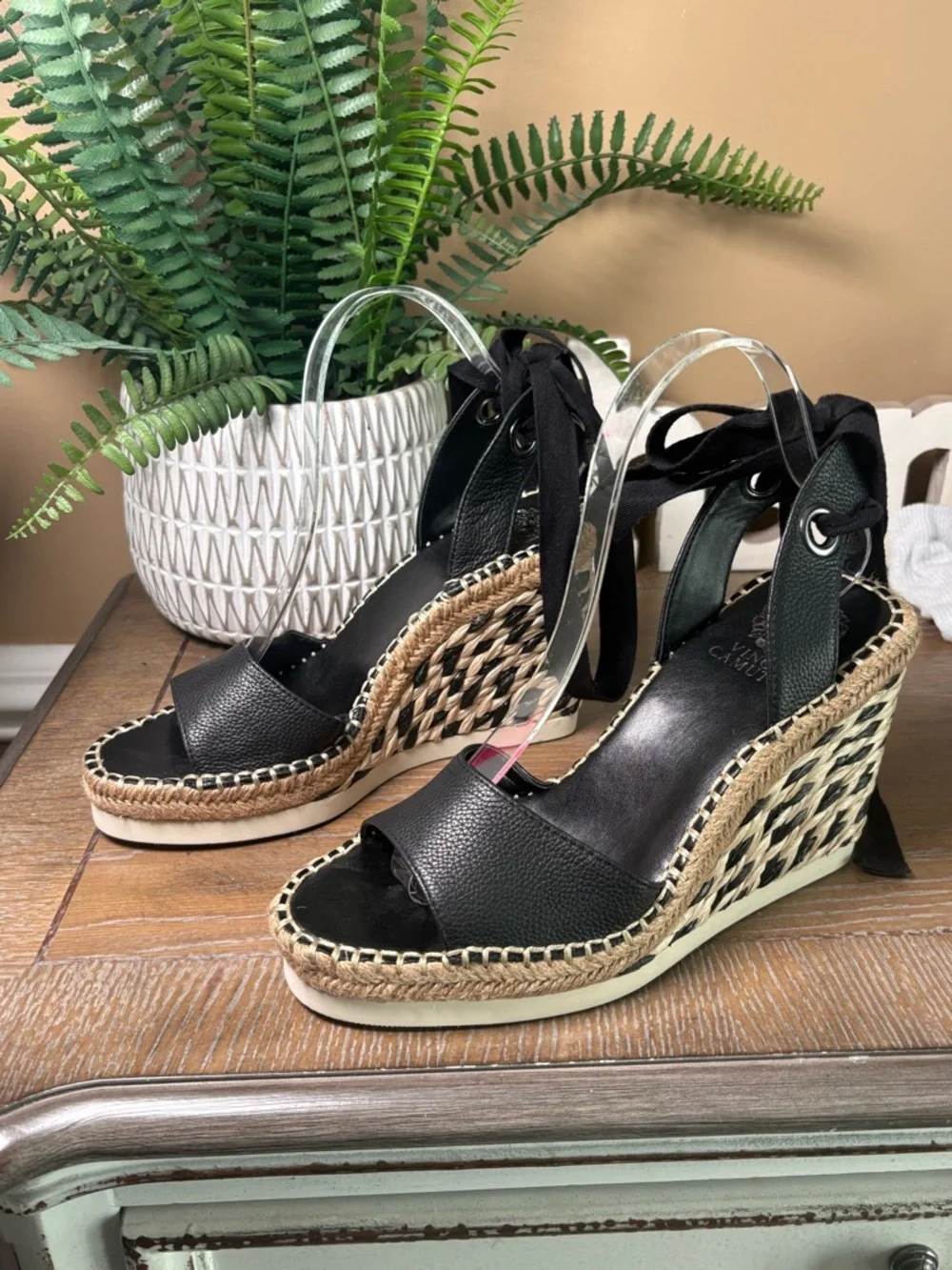 Vince Camuto Women's Bendsen Espadrille Wedges Size 8.5